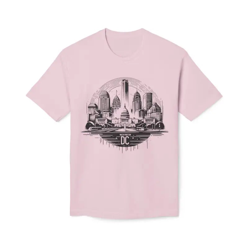 Elevate with the Cozy Washington Dc Skyline Cotton Tee - T-shirt