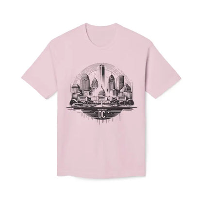 Elevate with the Cozy Washington Dc Skyline Cotton Tee - T-shirt