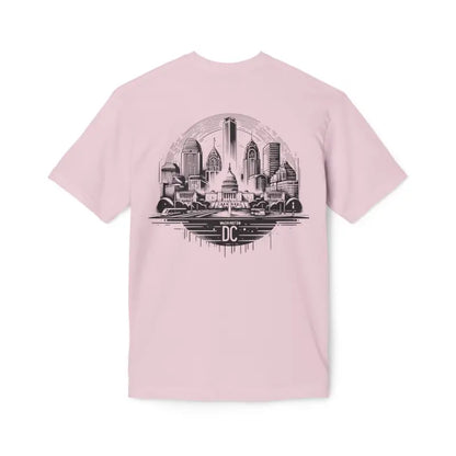 Elevate with the Cozy Washington Dc Skyline Cotton Tee - T-shirt