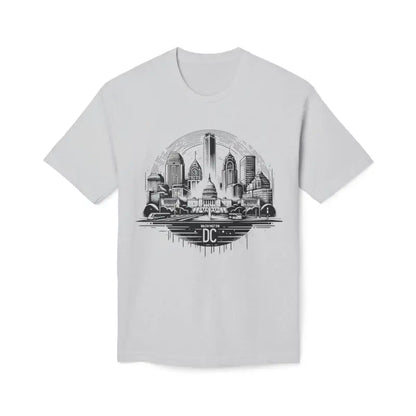 Elevate with the Cozy Washington Dc Skyline Cotton Tee - T-shirt