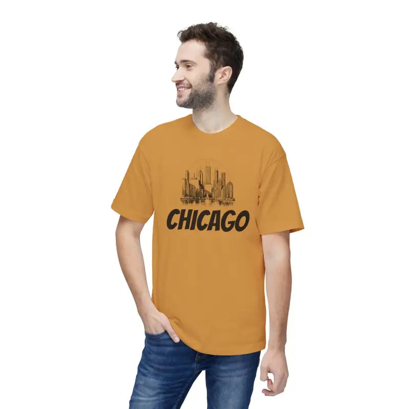 Windy City Cotton Tees: Trendy Fashion for 2024 - Gold / s T-shirt