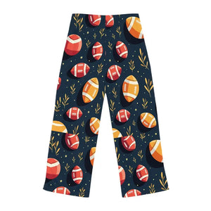 Cozy Women’s Pajama Pants Vibrant Football Pattern - Dipaliz - l / White Stitching - Pajamas