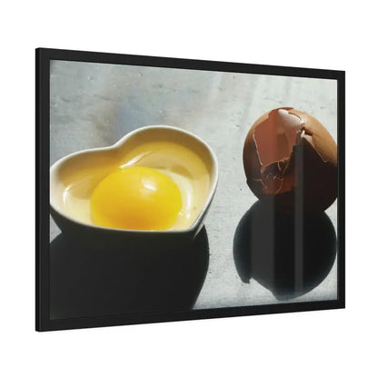 Chic Cracked Egg Framed Paper Posters for your Home - Poster