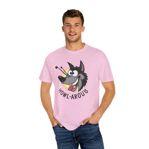 Funny Howlarious Wolf Cotton Tee Women’s Fashion Comfort - Dipaliz - T-shirts