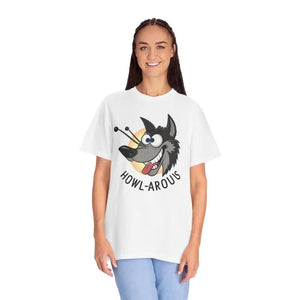 Funny Howlarious Wolf Cotton Tee Women’s Fashion Comfort - Dipaliz - White / s - T-shirts