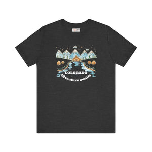 Adventure T-shirt - Breeze Through the Outdoors Short Sleeve Tee - Dipaliz - Dark Grey Heather / s - T-shirts