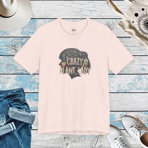 Crazy Plant Lady Unisex Jersey Short Sleeve Tee - Soft Pink / s - T-shirt