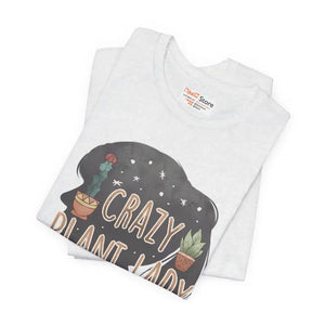 Crazy Plant Lady Tee - Soft Cotton Unisex Shirt - Dipaliz - T-shirts