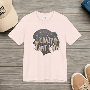 Crazy Plant Lady Tee - Soft Cotton Unisex Shirt - Dipaliz - T-shirts