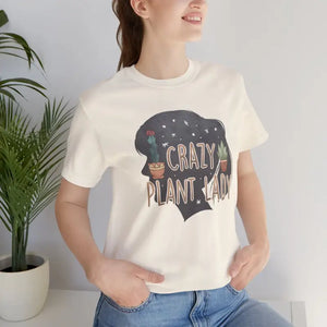 Crazy Plant Lady Tee - Soft Cotton Unisex Shirt - Dipaliz - T-shirts