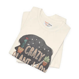 Crazy Plant Lady Tee - Soft Cotton Unisex Shirt - Dipaliz - T-shirts
