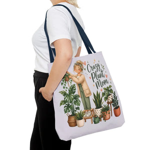 Crazy Plant Mom Tote Bag, Lover Canvas - Bags