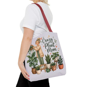 Crazy Plant Mom Tote Bag, Lover Canvas - Bags