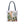 Leaf shapes layered across the DipaliZ Crazy Plant Mom canvas tote