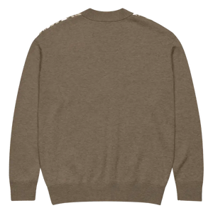 Cream Black Geometric Pattern Cardigan - Soft Layering - Dipaliz - Cardigans