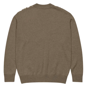 Cream Black Geometric Pattern Cardigan - Soft Layering - Dipaliz - Cardigans