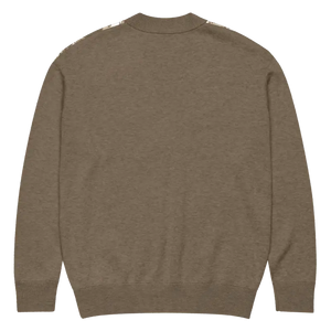 Cream Black Geometric Pattern Cardigan - Soft Layering - Dipaliz - Cardigans