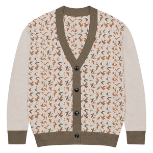 Cream Cable Knit Button Cardigan - Soft Cozy Layering - Dipaliz - m - Cardigans