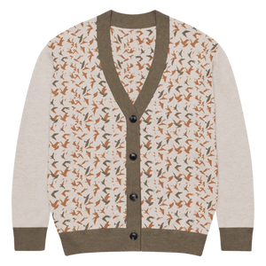 Cream Cable Knit Button Cardigan - Classic Patterns - Dipaliz - Cardigans