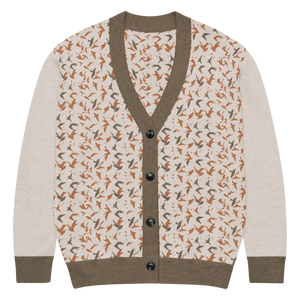 Cream Cable Knit Button Cardigan - Classic Patterns - Dipaliz - Cardigans