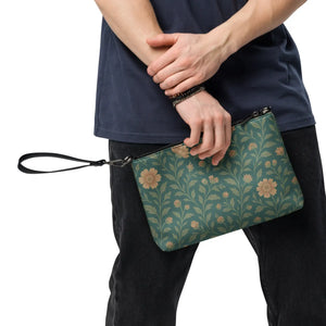 Floral Secret Garden Crossbody Bag - Sleek Dark Gray - Dipaliz - Cross Body Bags