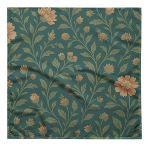 Floral All-over Print Bandana - Recycled Polyester - Dipaliz - Bandanas & Headties