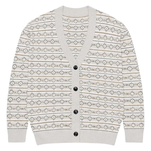 Cream Ribbed Knit Button Cardigan - Ultimate Comfort - Dipaliz - 2xl - Cardigans