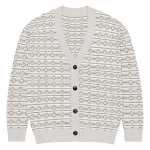 Cream Ribbed Knit Button Cardigan - Ultimate Comfort - Dipaliz - l - Cardigans
