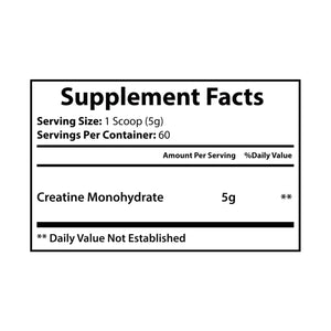 Pure Creatine Monohydrate - Peak Performance - Dipaliz - Protein Supplements