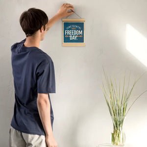 Matte Poster with Wooden Hanger Bold Creative Design - Dipaliz - 8″×10″ - Posters Prints & Visual Artwork