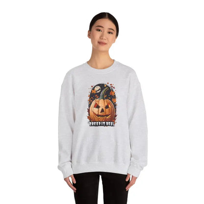 Creep it Real: Unisex Jack o Lantern Heavy Blend Crewneck - Sweatshirt