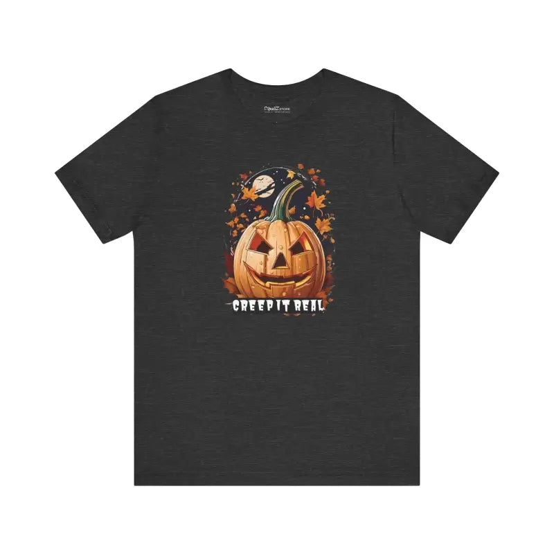 Unisex Short Sleeve Tee - Creep it Real for Halloween Fun - T-shirt