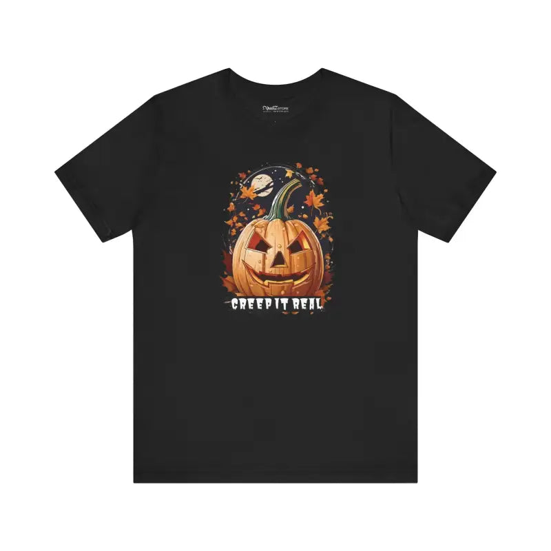 Unisex Short Sleeve Tee - Creep it Real for Halloween Fun - T-shirt