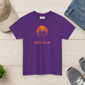 Unisex Heavy Cotton Tee - Spooky Season Comfort - Dipaliz - T-shirts