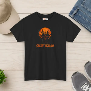 Unisex Heavy Cotton Tee - Spooky Season Comfort - Dipaliz - Black / s - T-shirts