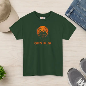 Unisex Heavy Cotton Tee - Spooky Season Comfort - Dipaliz - T-shirts