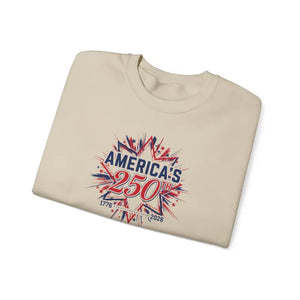 Patriotic 250th Anniversary Crewneck Sweatshirt Pullover - Dipaliz - Sweatshirts
