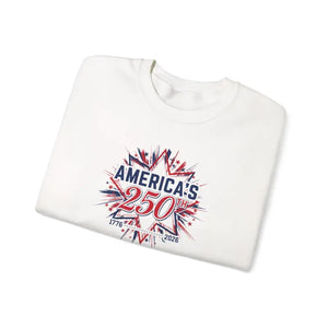 Patriotic 250th Anniversary Crewneck Sweatshirt Pullover - Dipaliz - Sweatshirts