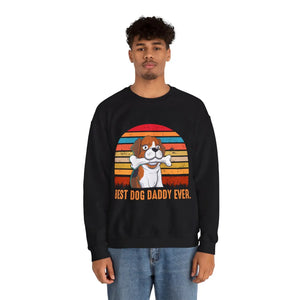 Best Dog Daddy Ever Crewneck Sweatshirt - Dipaliz - Sweatshirts