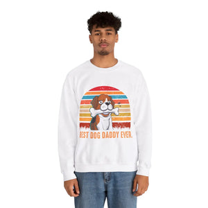 Best Dog Daddy Ever Crewneck Sweatshirt - Dipaliz - Sweatshirts