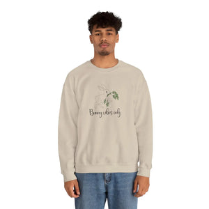 Floral Bunny Graphic Crewneck Sweatshirt - Nature Inspired - Dipaliz - Sweatshirts