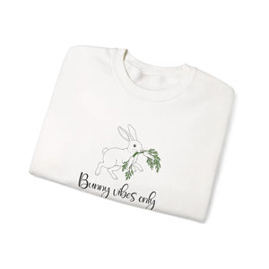 Floral Bunny Graphic Crewneck Sweatshirt - Nature Inspired - Dipaliz - Sweatshirts