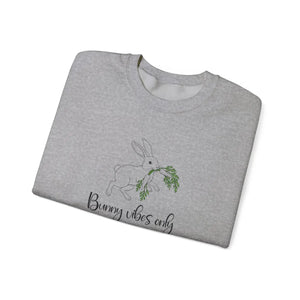 Floral Bunny Graphic Crewneck Sweatshirt - Nature Inspired - Dipaliz - Sweatshirts