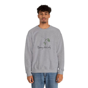 Floral Bunny Graphic Crewneck Sweatshirt - Nature Inspired - Dipaliz - Sweatshirts