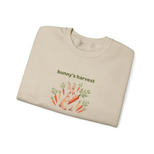 Pastel Bunny Floral Crewneck Watercolor Design Spring Dipaliz - Sweatshirts