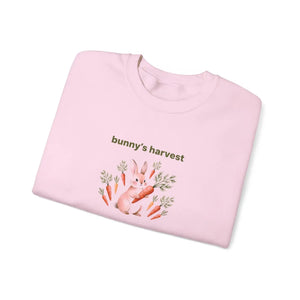 Pastel Bunny Floral Crewneck Watercolor Design Spring Dipaliz - Sweatshirts