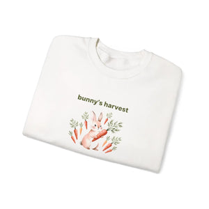 Pastel Bunny Floral Crewneck Watercolor Design Spring Dipaliz - Sweatshirts