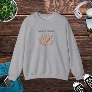 Pastel Bunny Floral Crewneck Watercolor Design Spring Dipaliz - Sweatshirts