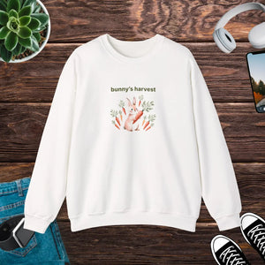 Pastel Bunny Floral Crewneck Watercolor Design Spring Dipaliz - Sweatshirts