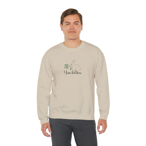 Floral Easter Bunny Sweatshirt - Embroidered - Dipaliz - Sweatshirts